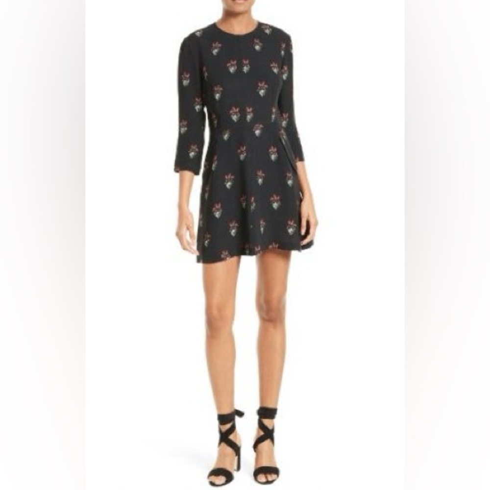 ALC 100% silk Terry dress